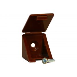 Мебельный уголок с шурупом Невский Крепеж красное дерево 4 шт. 801747 