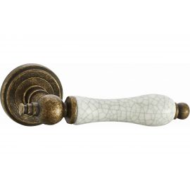 Ручка дверная ЦАМ состаренная бронза Вантаж V30BR/ZR 