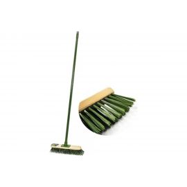 Щётка из древесины GoGo 30 см, с металлической зеленой ручкой 130 см 60142H 