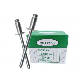 Заклепка Sorrex ST/ST-3.2X10 250 шт. SSD 32100 250 