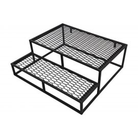 Крыльцо Уличные лестницы Сота 2 ступени с площадкой 600 мм SOTA-2-60 