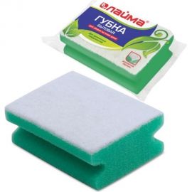 Бытовая губка для уборки ЛАЙМА 601556 