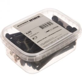 Дюбель-гвоздь Качественный КРЕПЕЖ с грибовидным бортиком, 6x80, 30 шт 0300635 КЧ 