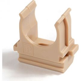 Крепёж-клипса для труб Промрукав АБС-пластик сосна д25 в малой упаковке 10 шт. PR13.0056 