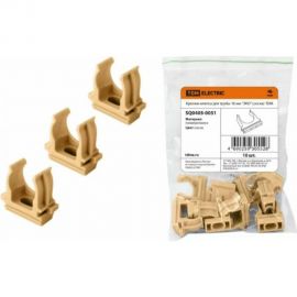 Крепеж-клипса для трубы TDM 16 мм, ЭКО, сосна, 10 шт. SQ0405-0051 