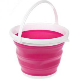 Складное круглое ведро BRADEX 10 л, розовое TD 0555 