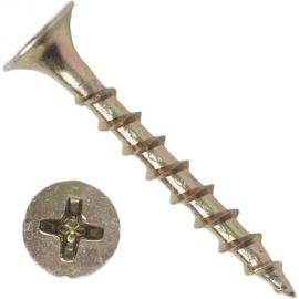 Саморез по дереву для ГКЛ Метизный двор 3,9x64, желтый, цинк, Ph2, 250 шт. 4690441028280 