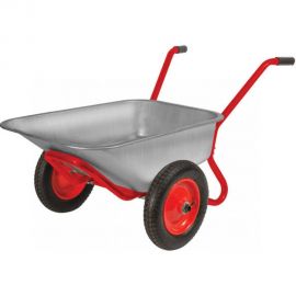 Строительная двухколесная тачка FIT Профи ПУ колеса, 260 кг 77629 