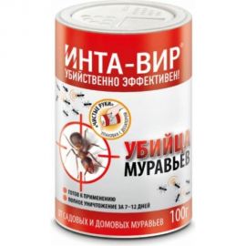 Инсектицид от муравьев в банке Инта Вир 100г Сз0102ИНТ01 