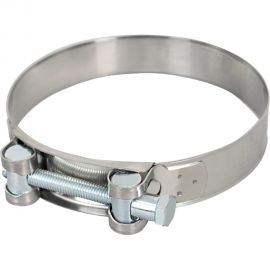 Силовой хомут из нержавеющей стали KRAFT W2, 104-112 мм, уп. 5 шт. KT 880533 