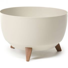 Кашпо на ножках LAMELA Sp.z o. ROMA 881 40х25 см, кремовое 062513 