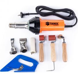Сварочный фен STANIX 1600 комплект для сварки кровли STANIX1600СК 