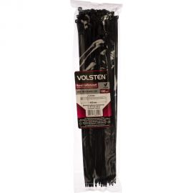 Хомут Volsten V02-1B-4,8х400-100 черный нейлон 4,8х400 100шт. 12966 