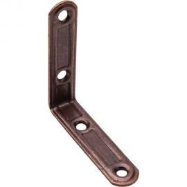 Мебельный уголок ALDEGHI LUIGI SPA 70х70х15 мм, оцинкованный, цвет: бронза 164AB77 