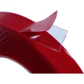 Прозрачная, двусторонняя, акриловая клейкая лента TORSO 10 мм х 10 м 4293600 