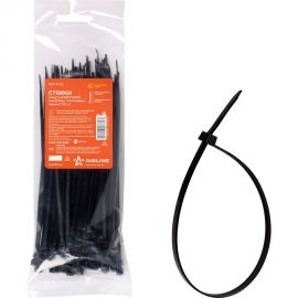 Кабельные стяжки (хомуты) Airline 3.6х200 мм пластиковые черные 100 шт ACT-N-22 