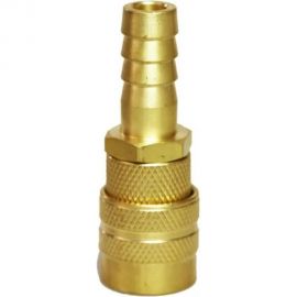 Быстроразъемное соединение D ISO 6150 B (рапид ""мама"" - елочка 3/8""; латунь) TITAN LOCK TL3DFH-B 