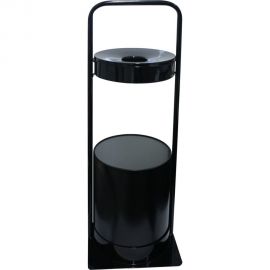 Уличная урна Титан Мета СЛП3-250 с пепельницей черный 4607078089713 