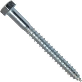 Шуруп глухарь с шестигранной головкой Метизный двор 10x50, 4 шт. 4607173901262 