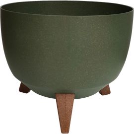 Кашпо на ножках LAMELA Sp.z o. ROMA ECO 920 29х23 см, зеленое 062537 