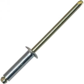 Заклепка вытяжная цинк алюминий/сталь (250 шт; 6.4х14 мм) Метизный двор 4690441027351 