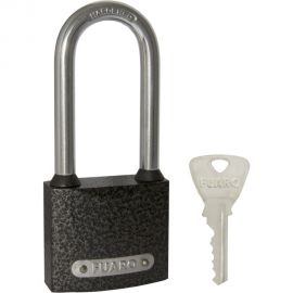 Навесной замок Fuaro PL-01-63-L англ. 3 кл., длинная дужка, коробка 42273 