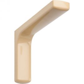 Кронштейн с пластиковой накладкой ALDEGHI LUIGI SPA 118х190 мм, оцинкованный, цвет: ясень 2512PF20_P2 