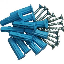 Шуруп ЕВРОПАРТНЕР Zn 4,5х50 в компл. с дюбелем MULTI 8x32 8шт. MP 406 17 