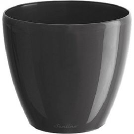 Горшок SANTINO ДЕКО ТВИН 5.8 л, 22.5х19 см, антрацит 054135 