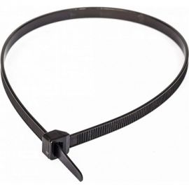 Нейлоновые стяжки Э-пласт 2,5x100, черные, 100 шт. PR08.3063 