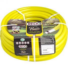 Поливочный армированный шланг REDO Premium Lemon пятислойный, 1"", 25 м 600125 