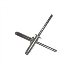 Вытяжная заклепка ZAMETAL 3,2x12 нержавеющ. сталь, DIN 7337, A2, уп. 1000 шт. ZA519634 