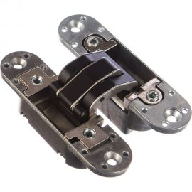 Скрытая петля CEMOM MOATTI ESTETIC 80/A 3D черная, регулируемая, вес полотна 80кг, 29x111,5мм 51521 