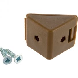 Мебельный уголок с шурупом Невский Крепеж - орех 6 шт. 822898 