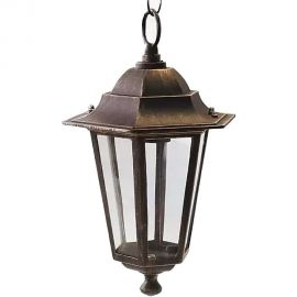 Садово-парковый светильник TDM 6060-15 шестигранник, 60Вт, подвес, бронза SQ0330-0015 