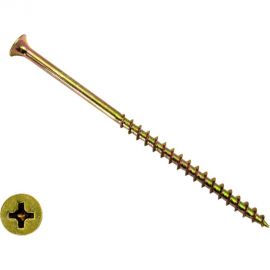 Саморез по дереву КРЕП-КОМП жёлтый цинк PH-2, 4,8х102, 10 шт. ждп10248мф 