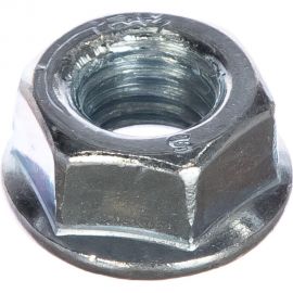 Шестигранная гайка с фланцем Tech-Krep DIN6923 оцинкованная М8 200 шт - пакет 141612 