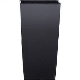 Кашпо для цветов Prosperplast Urbi square 91.5 л, антрацит 2 предмета DURS400-S433 