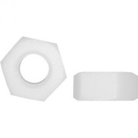 Шестигранная полиамидная (пластиковая) гайка DINFIX DIN 555, М5, 50 шт. 00-00001222 