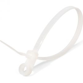 Нейлоновые стяжки FORTISFLEX КСО 4x110 белый, 100 шт. 80528 