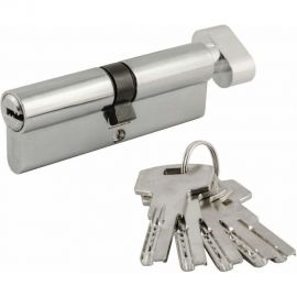 Цилиндровый механизм НОРА-М ЕСО Z ЛПВ-90 45-45 хром 15551 