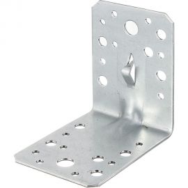 Перфорированный уголок GAH ALBERTS усиленный, оцинкованный, 90х90х65х2 мм 339814 