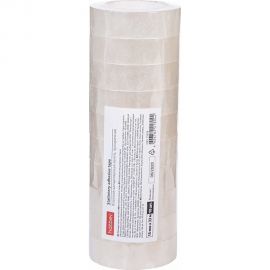 Клейкая канцелярская лента Hatber 15ммх33м (без штрихкода) 10 шт 043445 