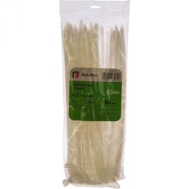 Нейлоновые стяжки FORTISFLEX КСС 10х450 белый 100 штук 50019 