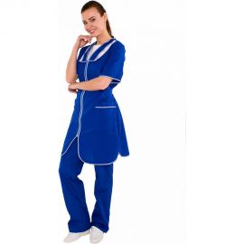 Женский халат ФАКЕЛ Сакура васильковый, р.52 52983000.006 