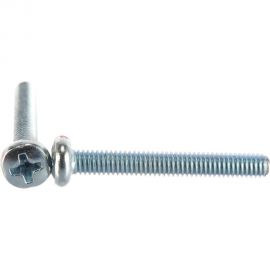 Оцинкованный винт с полукруглой головкой Стройбат DIN 7985 М4x30 мм 100 шт. 2631038 106111 