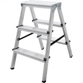 Двухсторонняя стремянка Новая Высота 2х3 ступени 1120203 