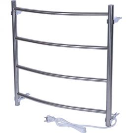 Электрический полотенцесушитель ТЕРА Ребро 500х600 с греющим кабелем, 5 перекладин ПСН-10-02 