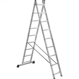 Алюминиевая двухсекционная лестница Scala 2х9 Sc 2009 