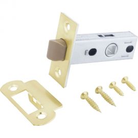 Защелка Аллюр L45-8-P SB (матовое золото; пластик; торцевая планка 25 мм; без ручек) 12331 